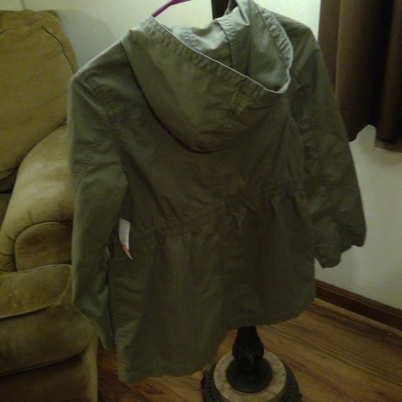 New Forrest Green Large Light Old Navy Jacket - Picture 2 of 4